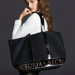 Victorias Secret mesh weekender tote